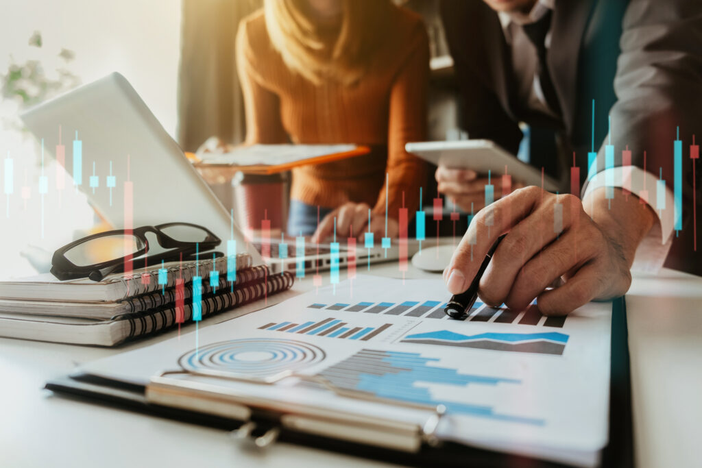 market research with graphs